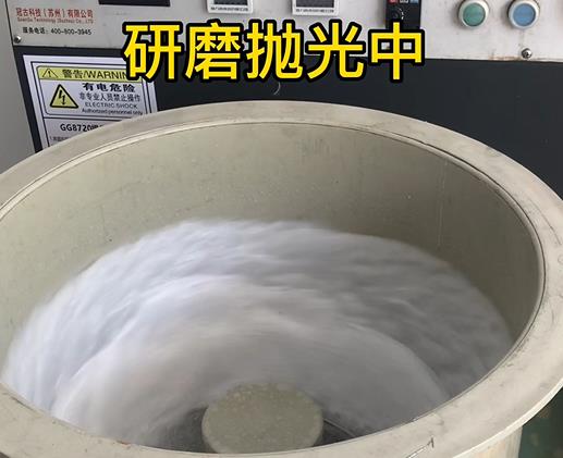 永靖不锈钢箍抛亮中